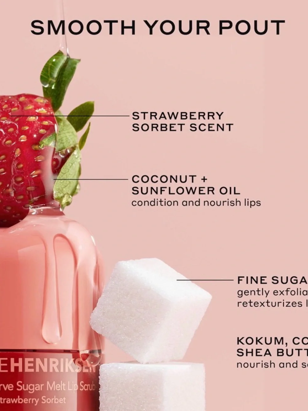 OLE HENRIKSEN Strawberry Sorbet Lip Scrub